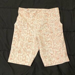 Old Navy Active - Girl’s Biker Shorts - M (8) - Peach/Sea Foam Green